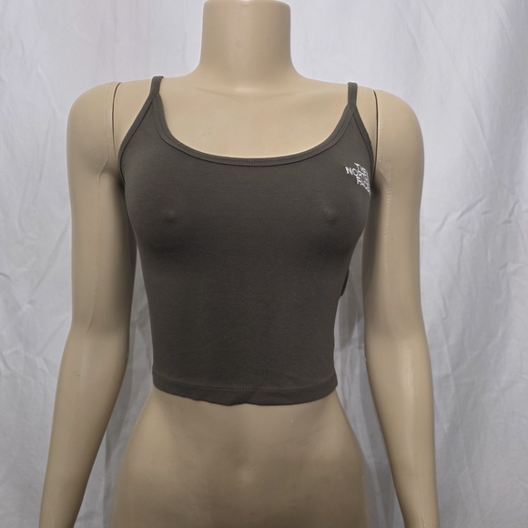 The North Face Olive Crop Top - Picture 1 of 4